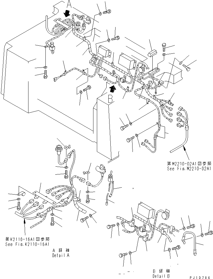 Жгут проводов 17M-06-21680 KOMATSU