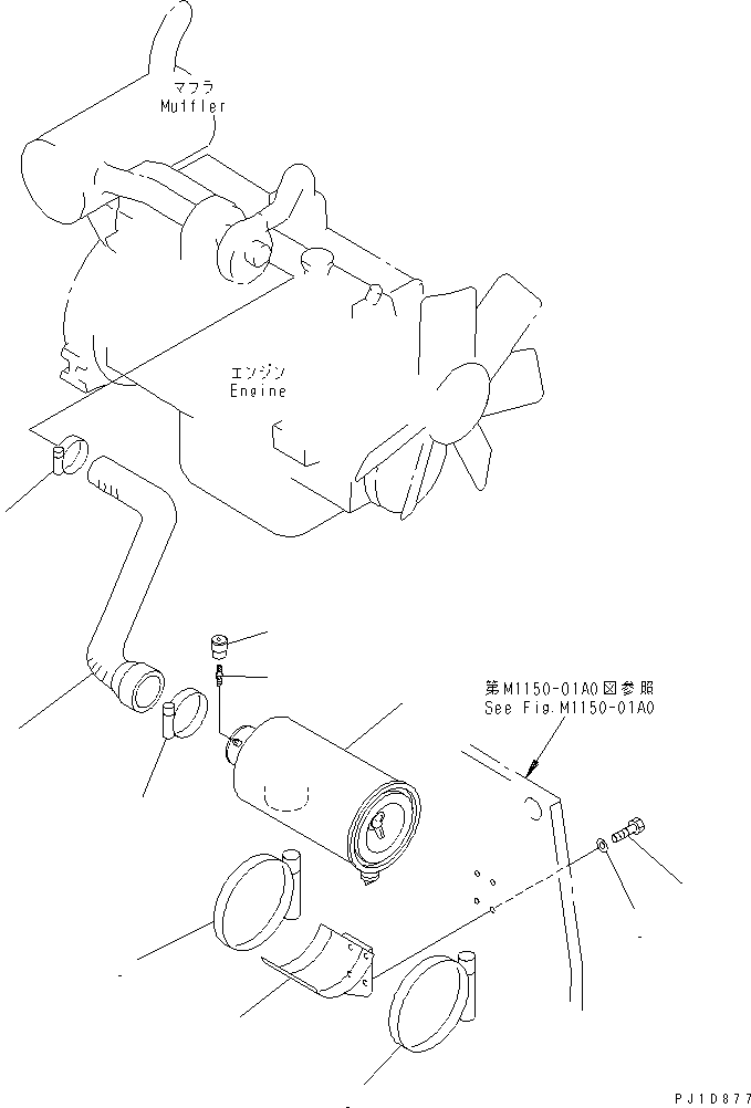 AIR CLEANER (6207-81-7800) KOMATSU