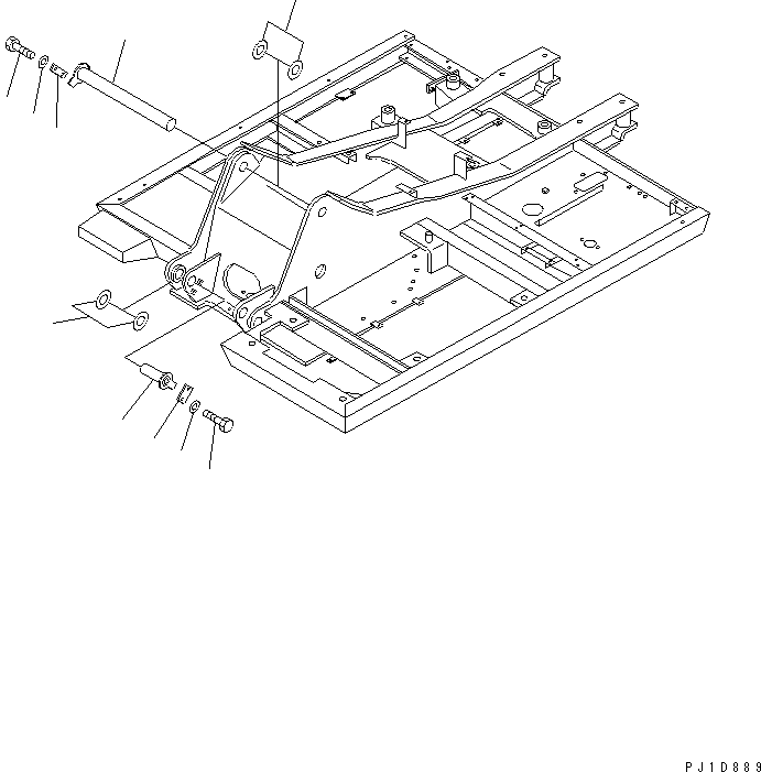 Распорка 2.0мм \1\203-70-41470 KOMATSU