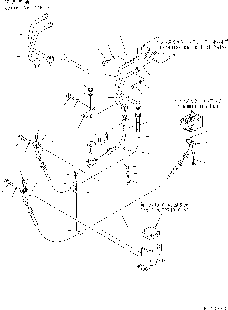 Трубка 196-49-34310 KOMATSU