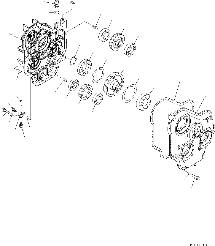 Корпус 21N-38-37110 KOMATSU