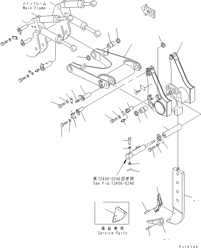 BEAM 17M-79-41110 KOMATSU