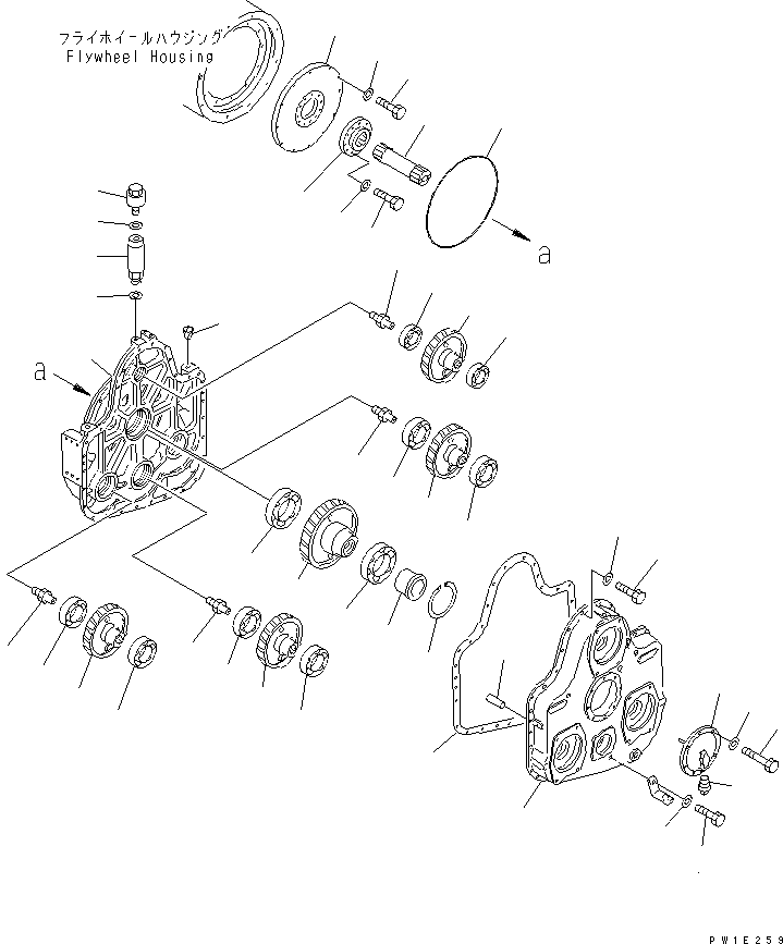Корпус 21T-38-64120 KOMATSU