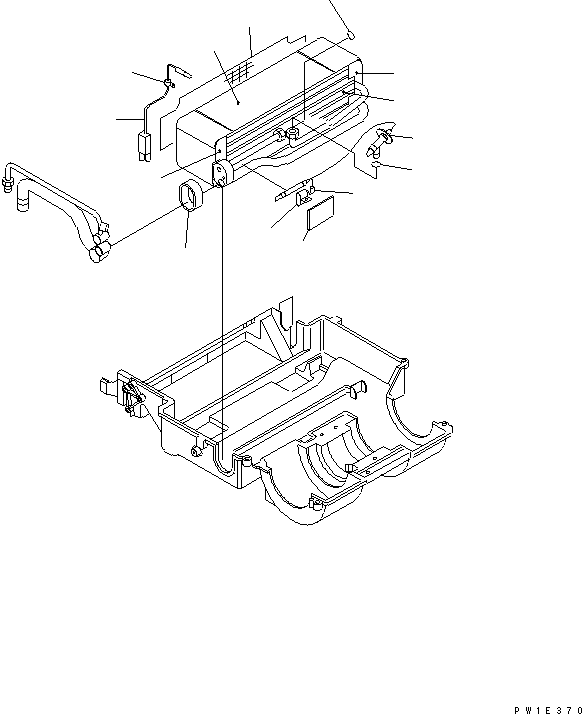 AIR CONDITIONER UNIT (21W-979-4110) KOMATSU