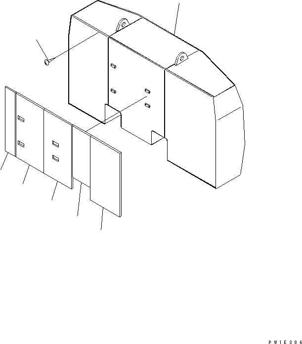 Лист 21N-46-35260 KOMATSU