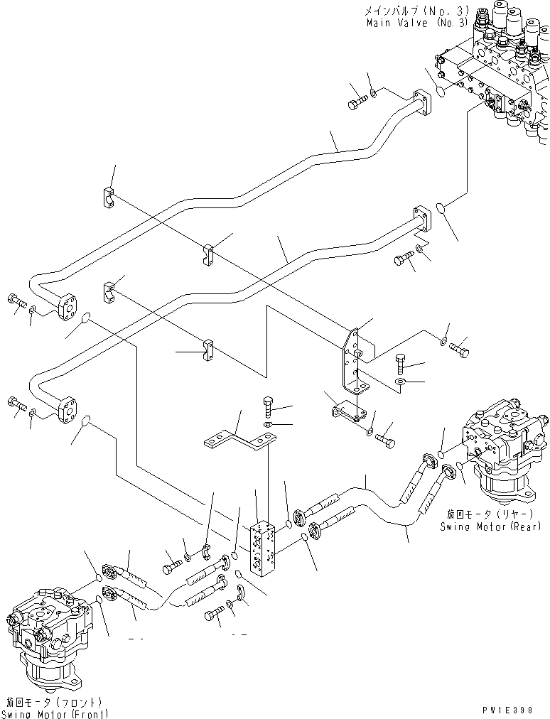 Шланг 07097-01008 KOMATSU