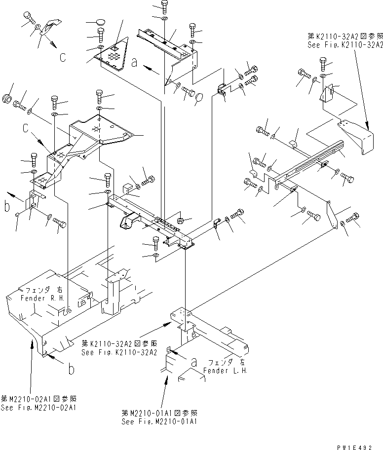 COVER,(FOR FIRE PREVENTION) 19M-54-16611 KOMATSU