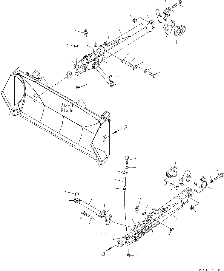 FRAME ASS'Y,R.H. 19M-72-00100 KOMATSU