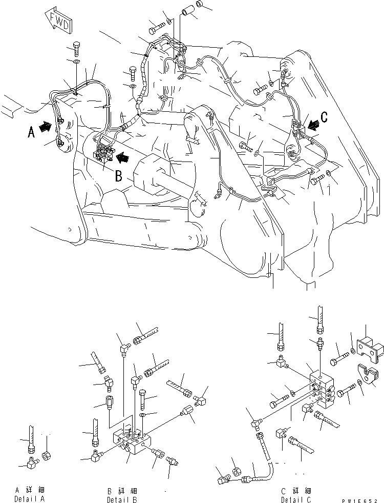 Шланг 19M-78-12440 KOMATSU