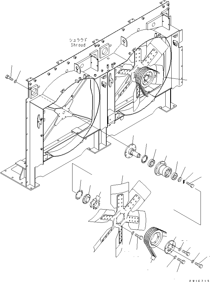 Держатель 21T-03-64150 KOMATSU