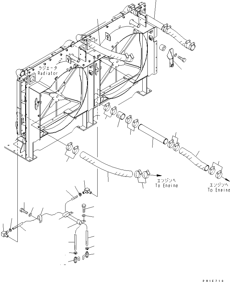 Шланг 21T-03-64590 KOMATSU