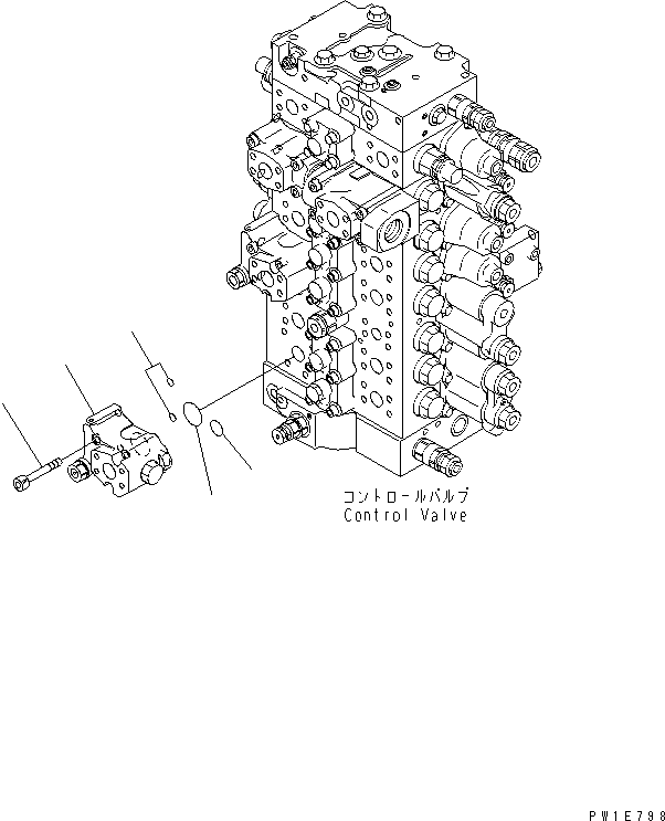 Клапан в сборе (\0\723-40-82702) KOMATSU