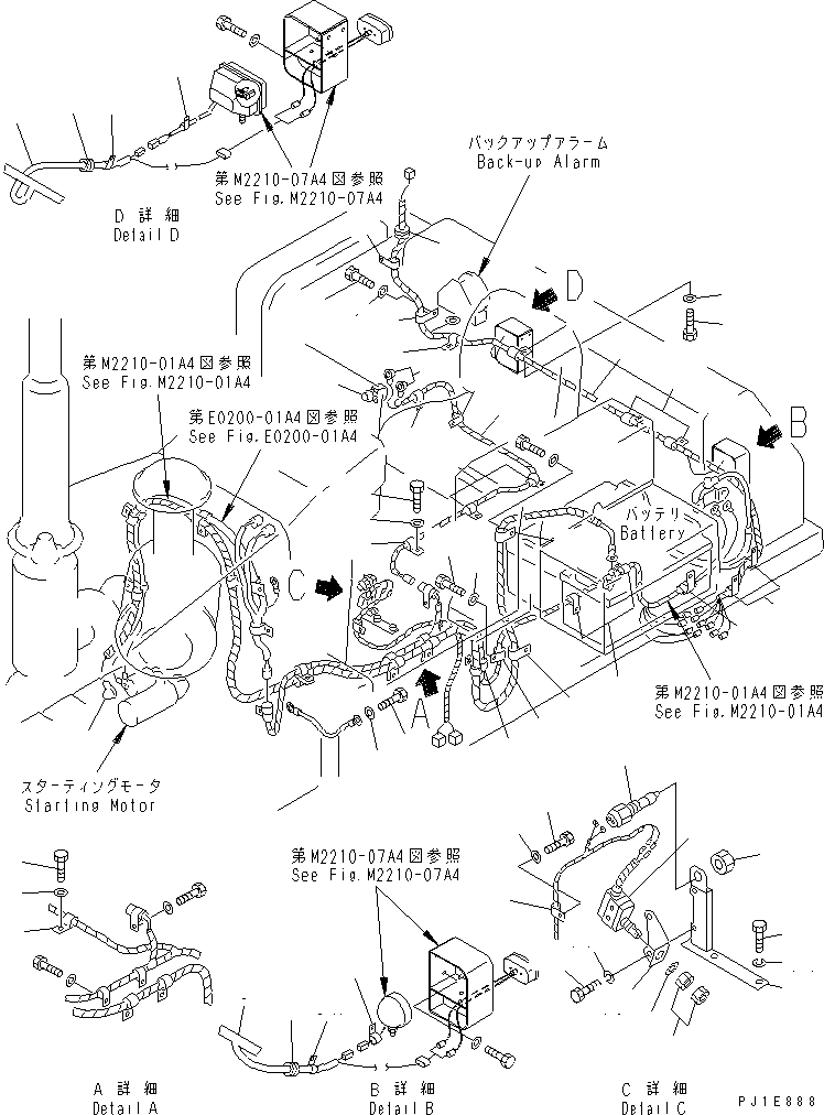 Жгут проводов 154-06-43140 KOMATSU