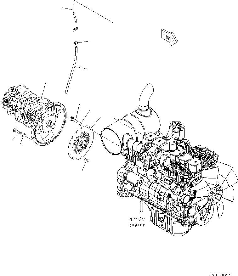 шланг (07260-20950) KOMATSU