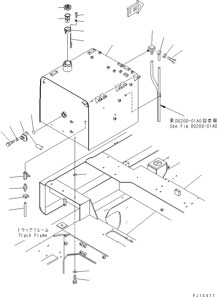 Бак 8296-04-1111 KOMATSU