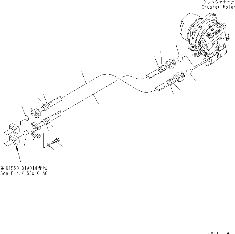 Шланг 07085-01232 KOMATSU