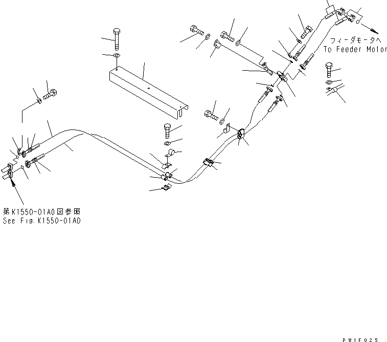Шланг 07125-01053 KOMATSU