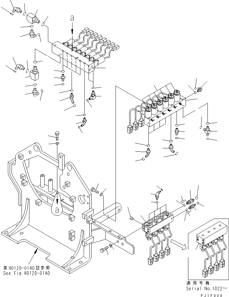 Клапан в сборе 8296-60-1200 KOMATSU
