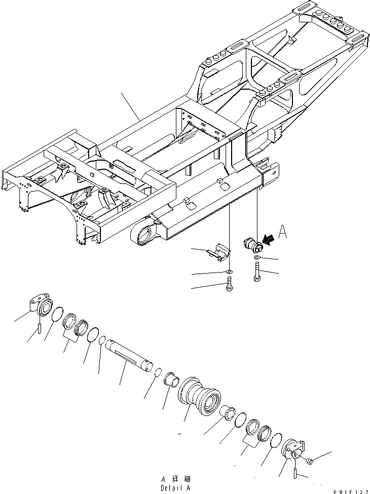 Рама 8296-30-1110 KOMATSU