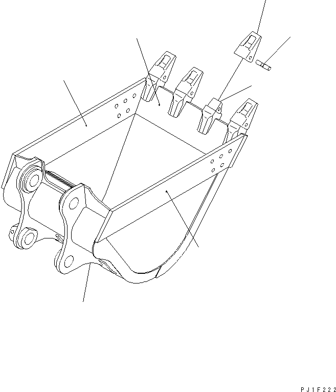 Ковш 208-926-6110 KOMATSU