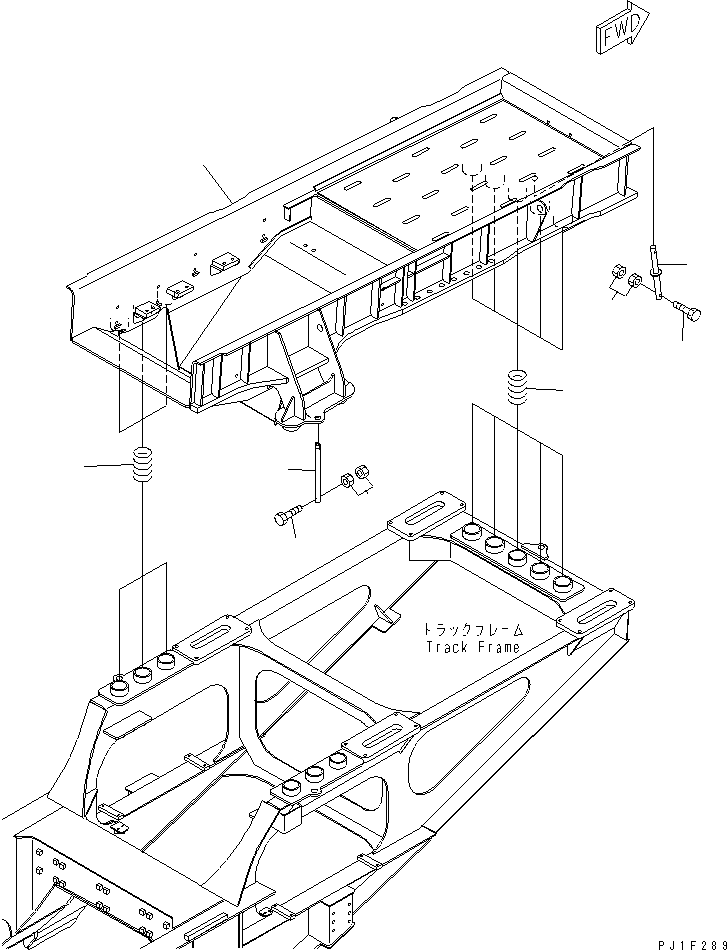 MAIN FRAME 8295-72-1313 KOMATSU