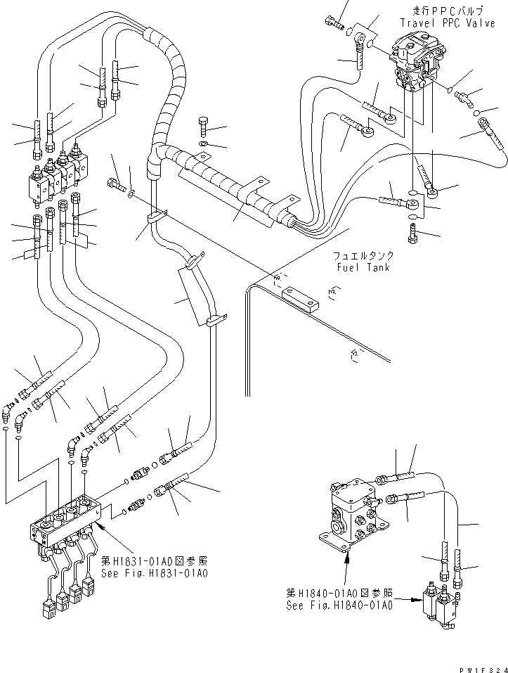 HOSE¤ 955MM 8296-62-1981 KOMATSU