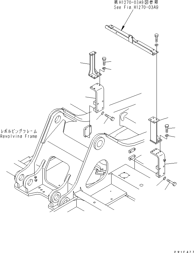 Кронштейн 208-62-65440 KOMATSU