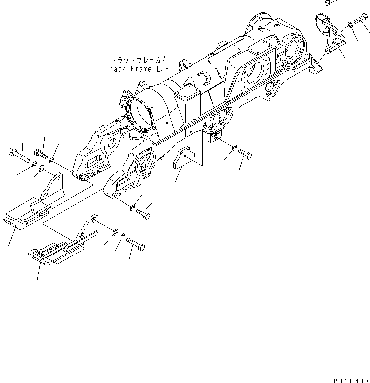 Ограждение 198-30-67550 KOMATSU