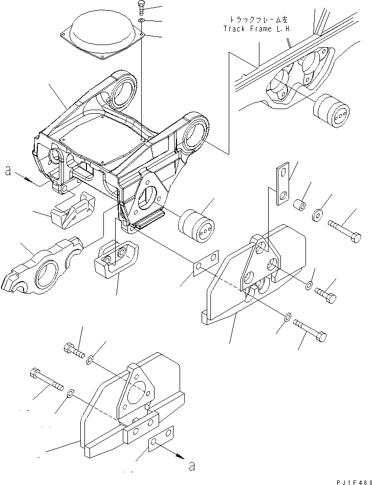Направляющая 198-30-67580 KOMATSU