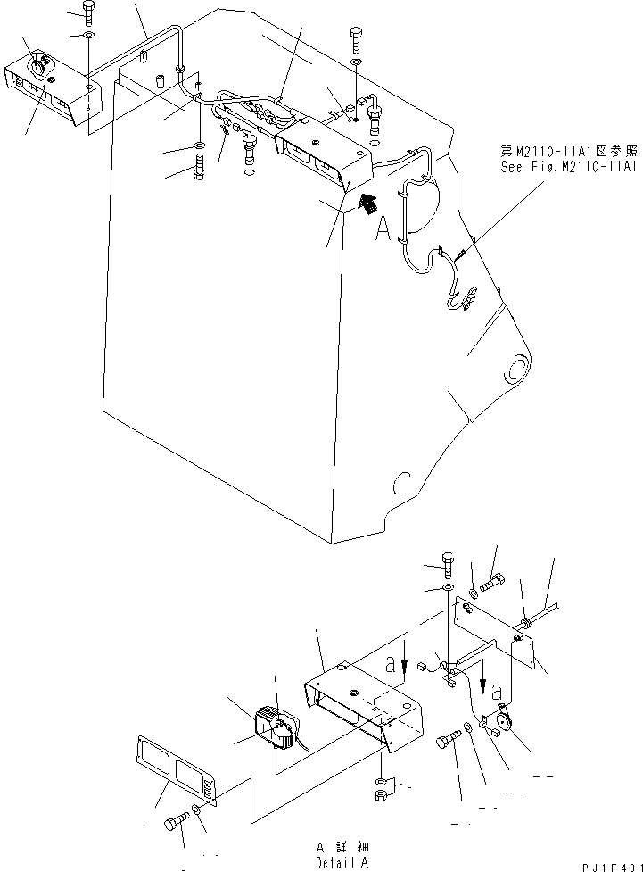 Жгут проводов 198-06-58230 KOMATSU