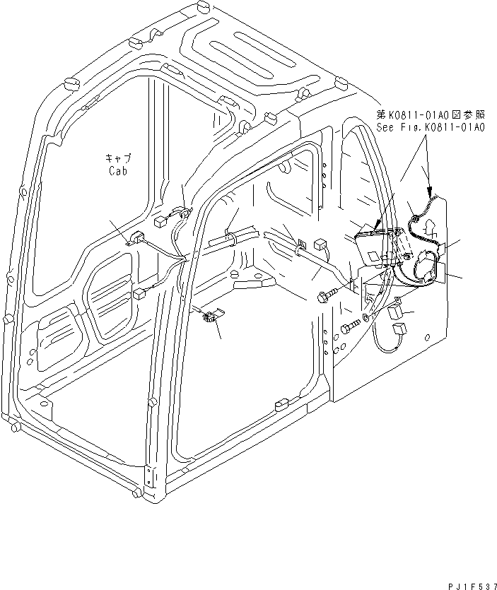 Жгут проводов 203-06-65710 KOMATSU