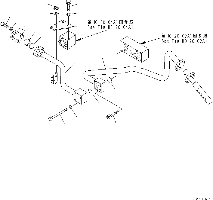 Трубка 209-64-14150 KOMATSU