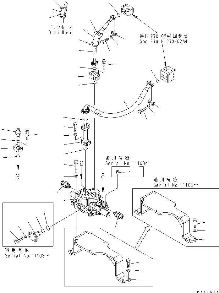 Блок 21M-970-1850 KOMATSU