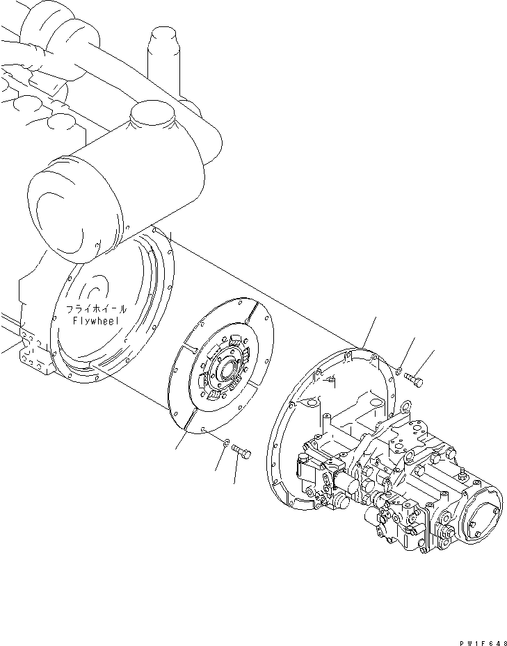 Насос в сборе (708-2H-00350) KOMATSU