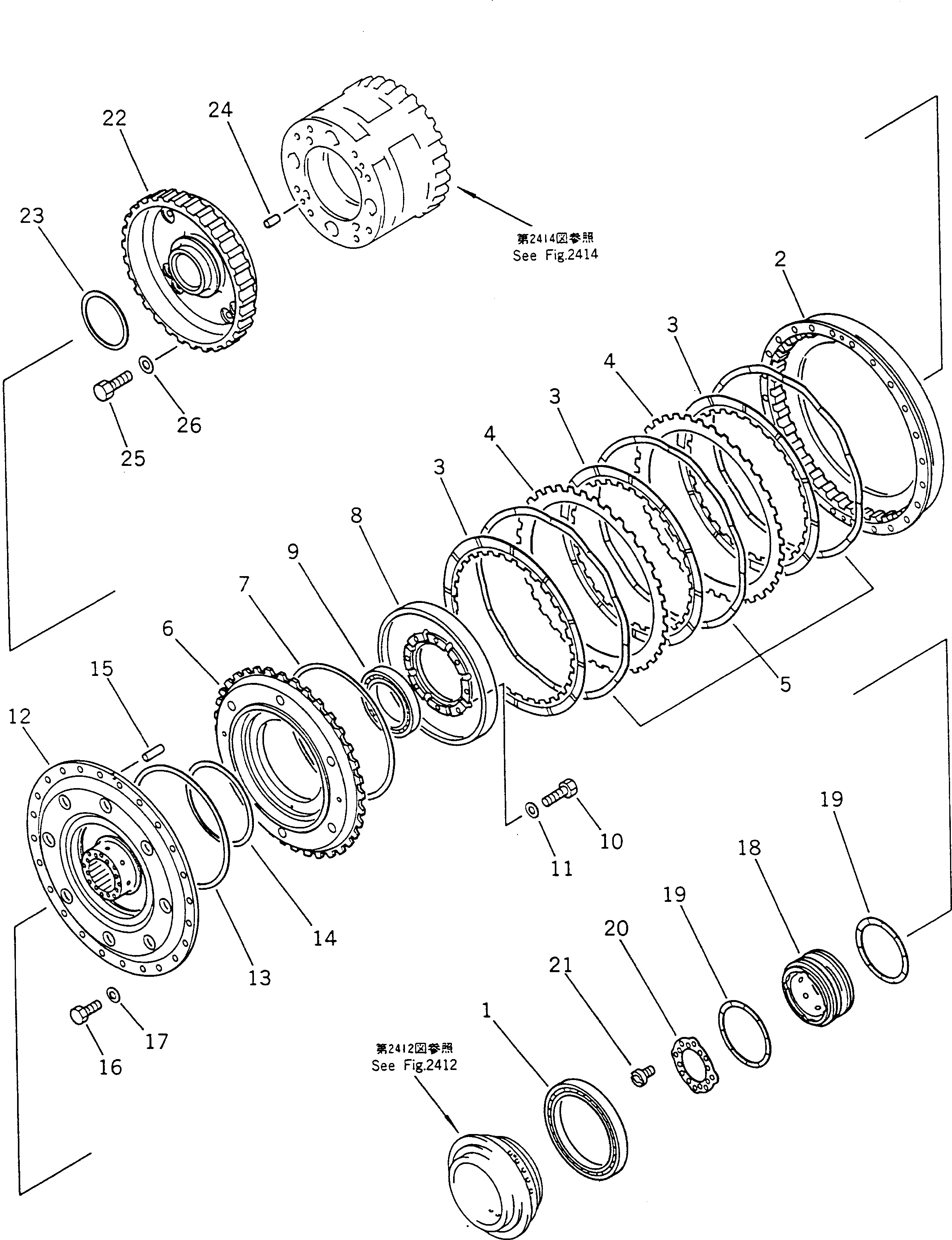 Барабан 566-15-62670 KOMATSU