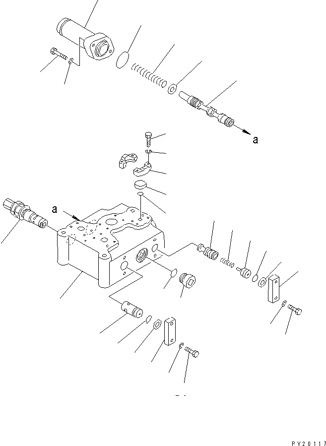 Дроссель (жиклёр) 702-21-21150 KOMATSU