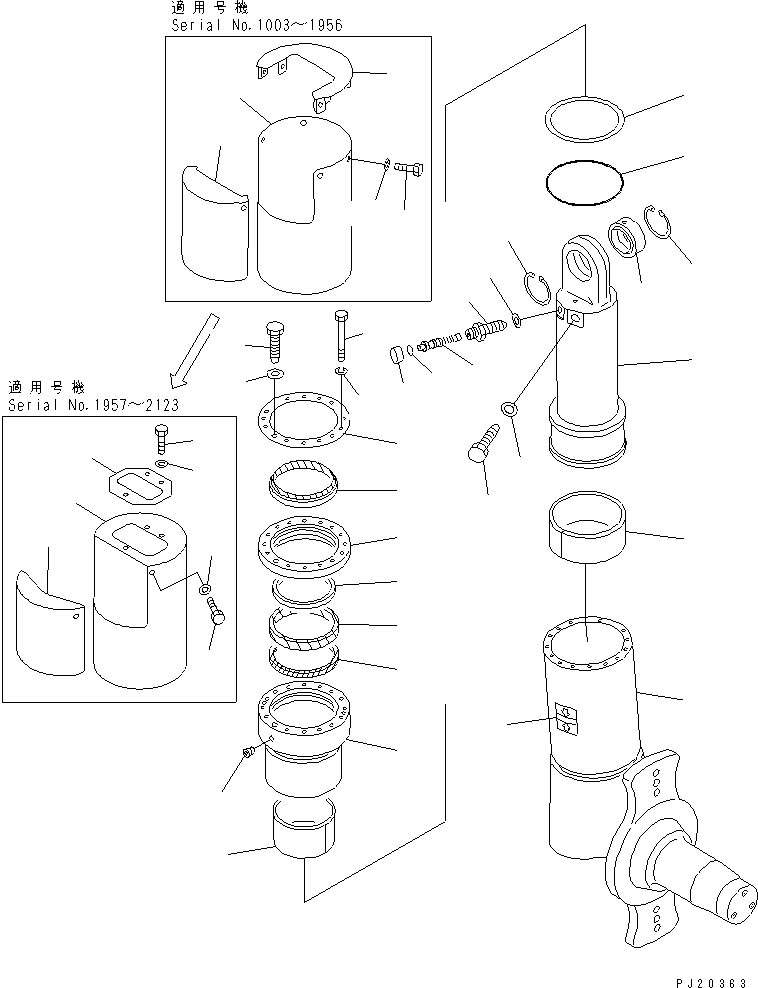 FRONT SUSPENSION A. (\2\567-50-41002) KOMATSU
