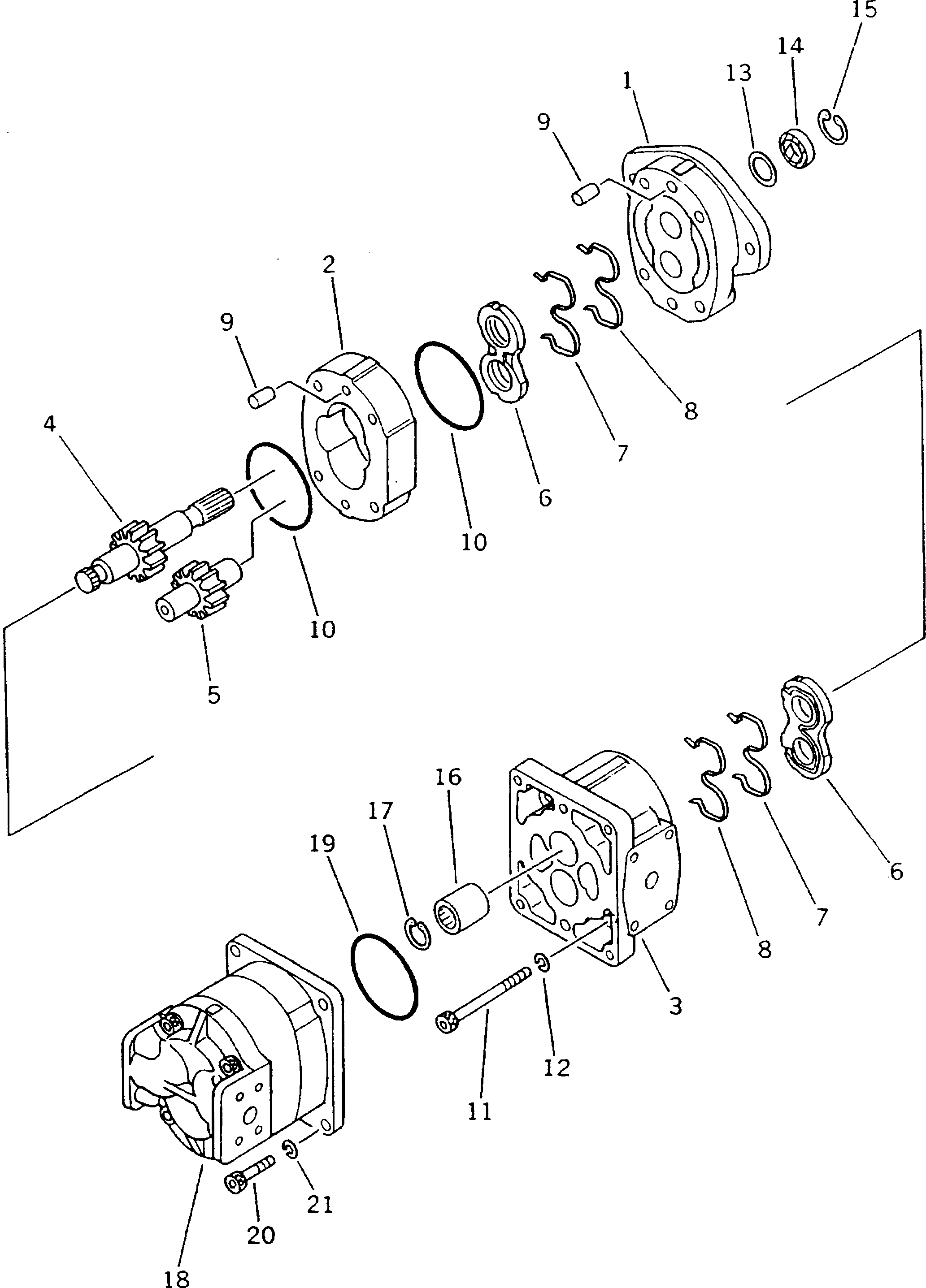 Пружинная шайба 01602-21235 KOMATSU