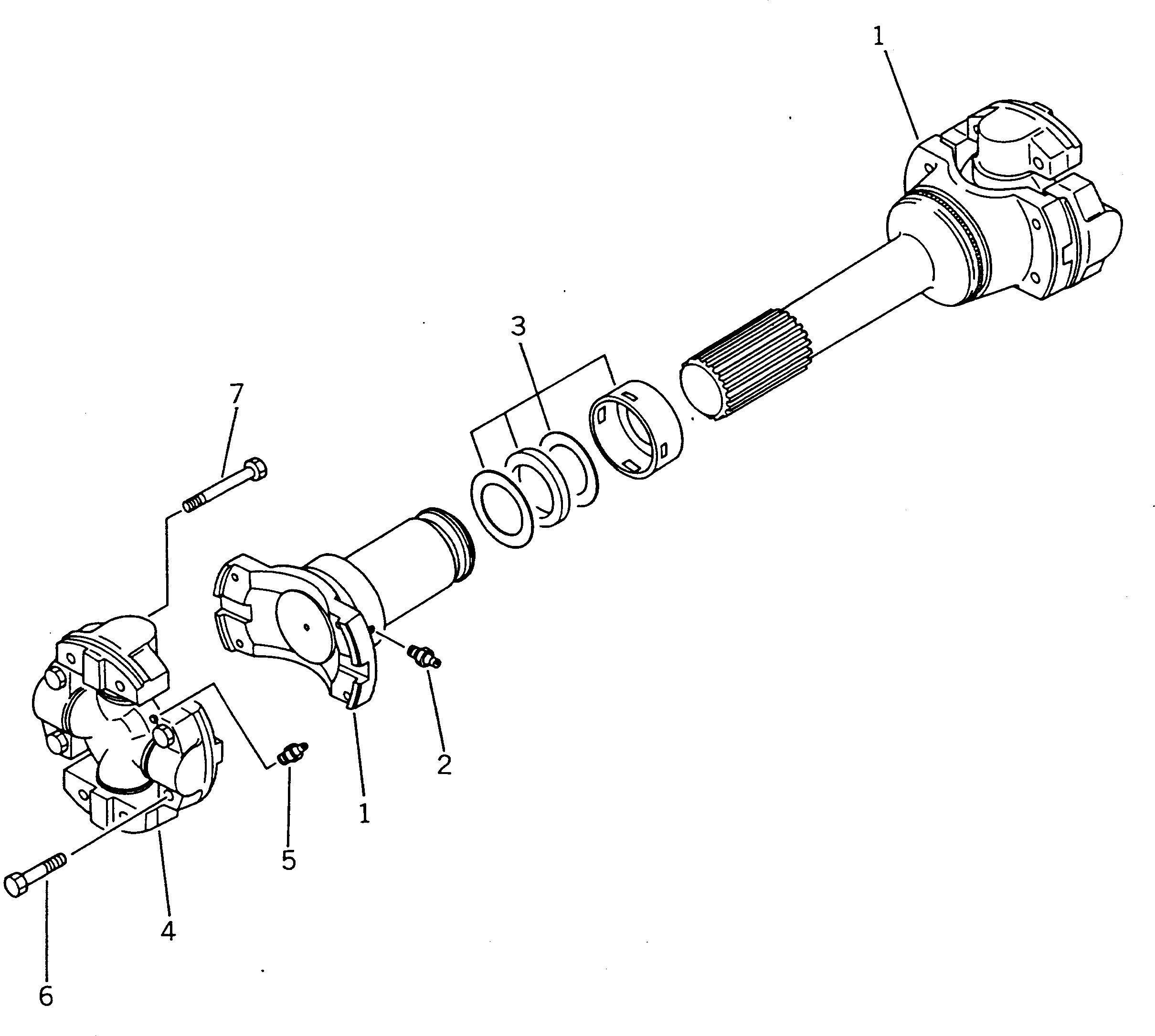 DRIVE SHAFT ASS'Y 569-20-42002 KOMATSU