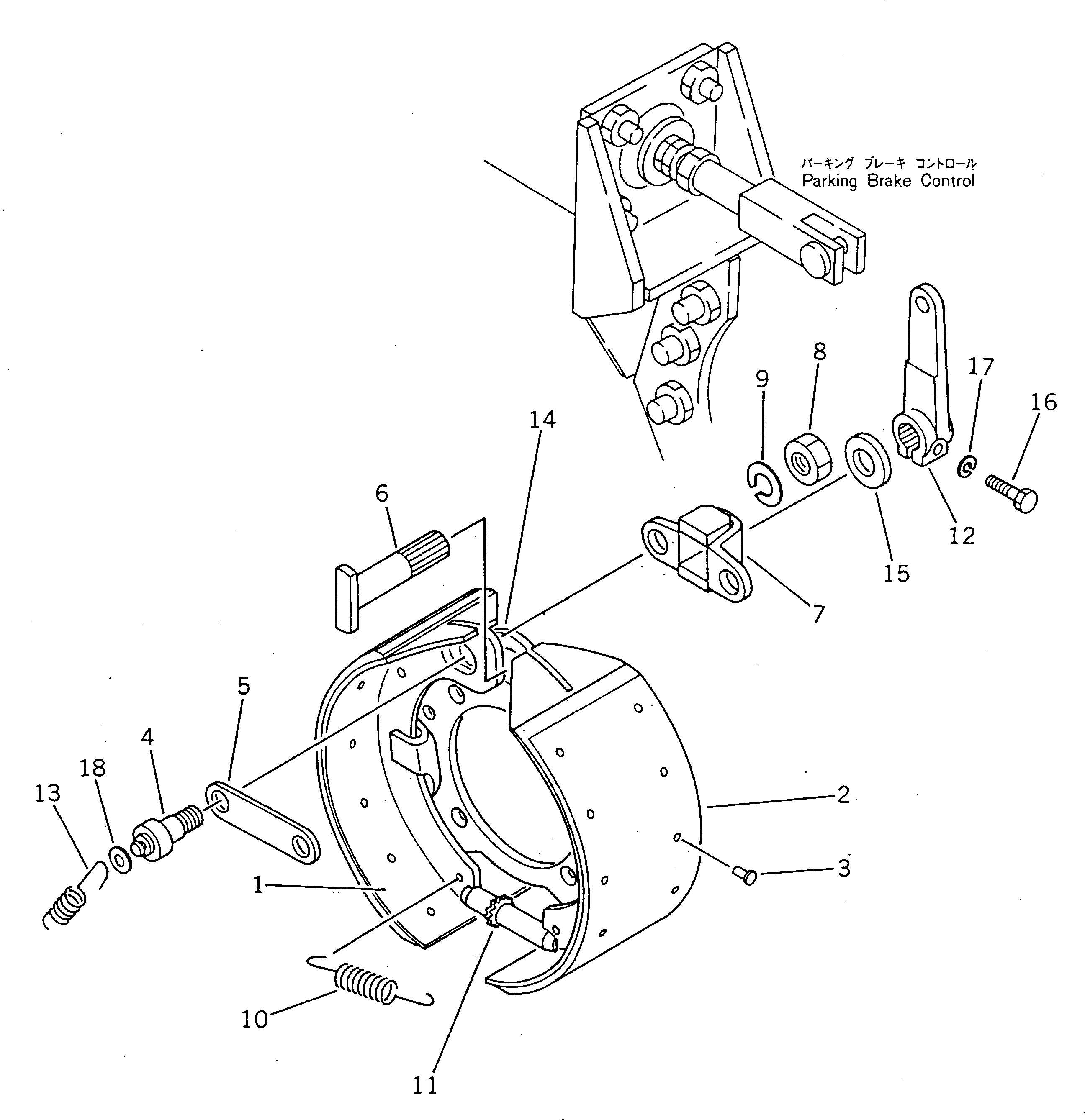 PARKING BRAKE ASS'Y 569-34-11102 KOMATSU