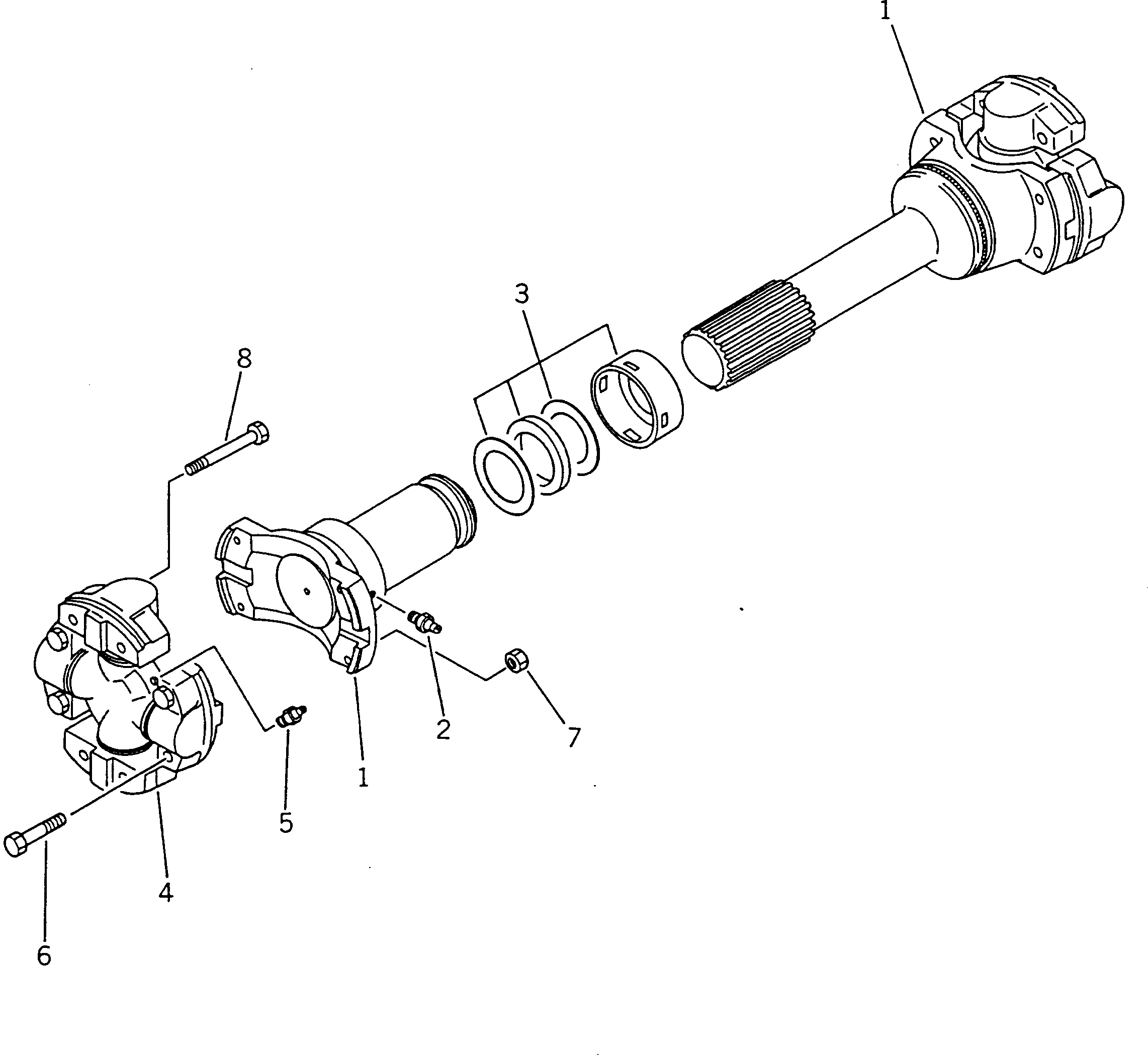 DRIVE SHAFT ASS'Y 569-20-42001 KOMATSU