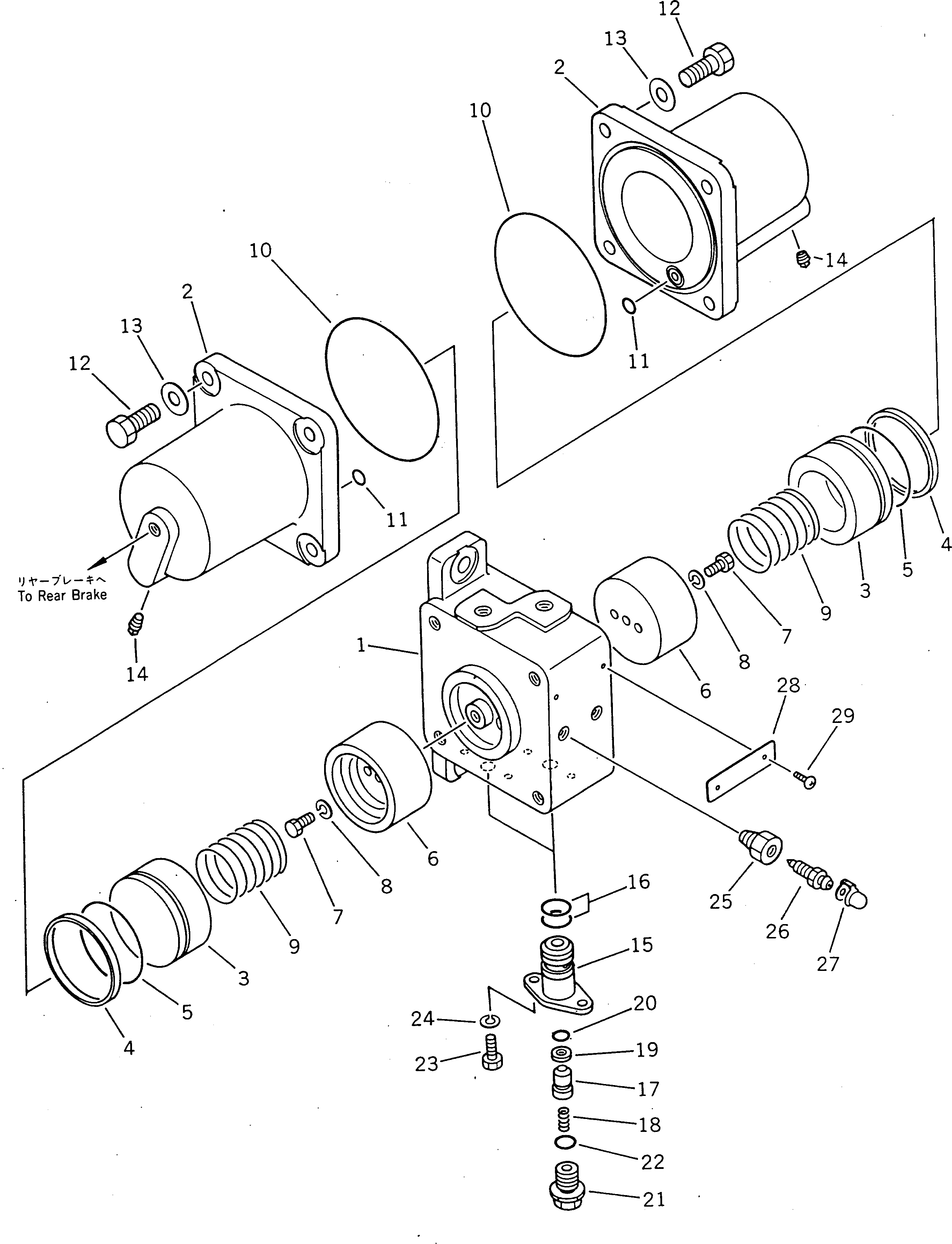 SLACK ADJUSTER ASS'Y 569-35-41102 KOMATSU