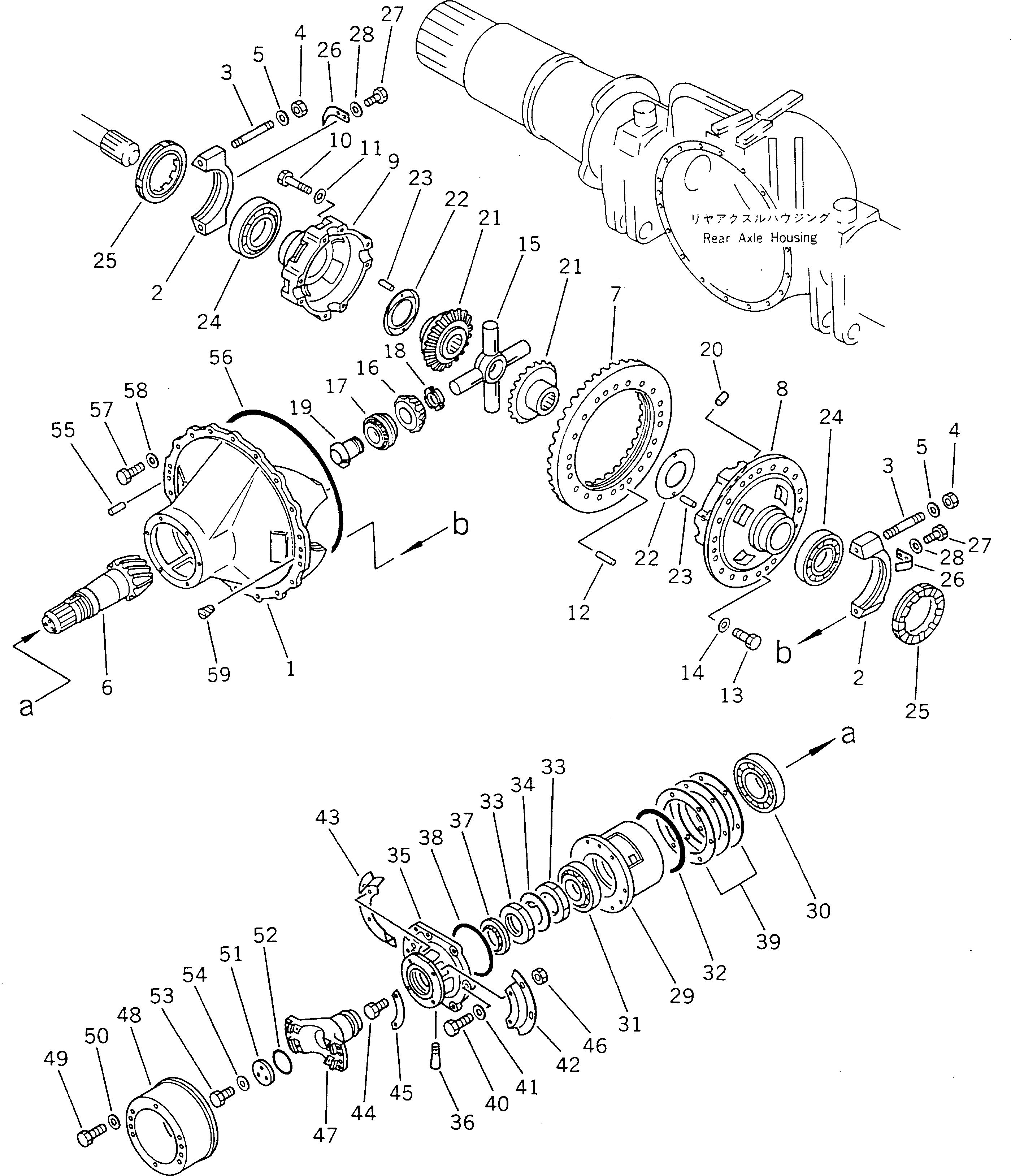 DIFFERENTIAL ASS'Y 566-22-41002 KOMATSU