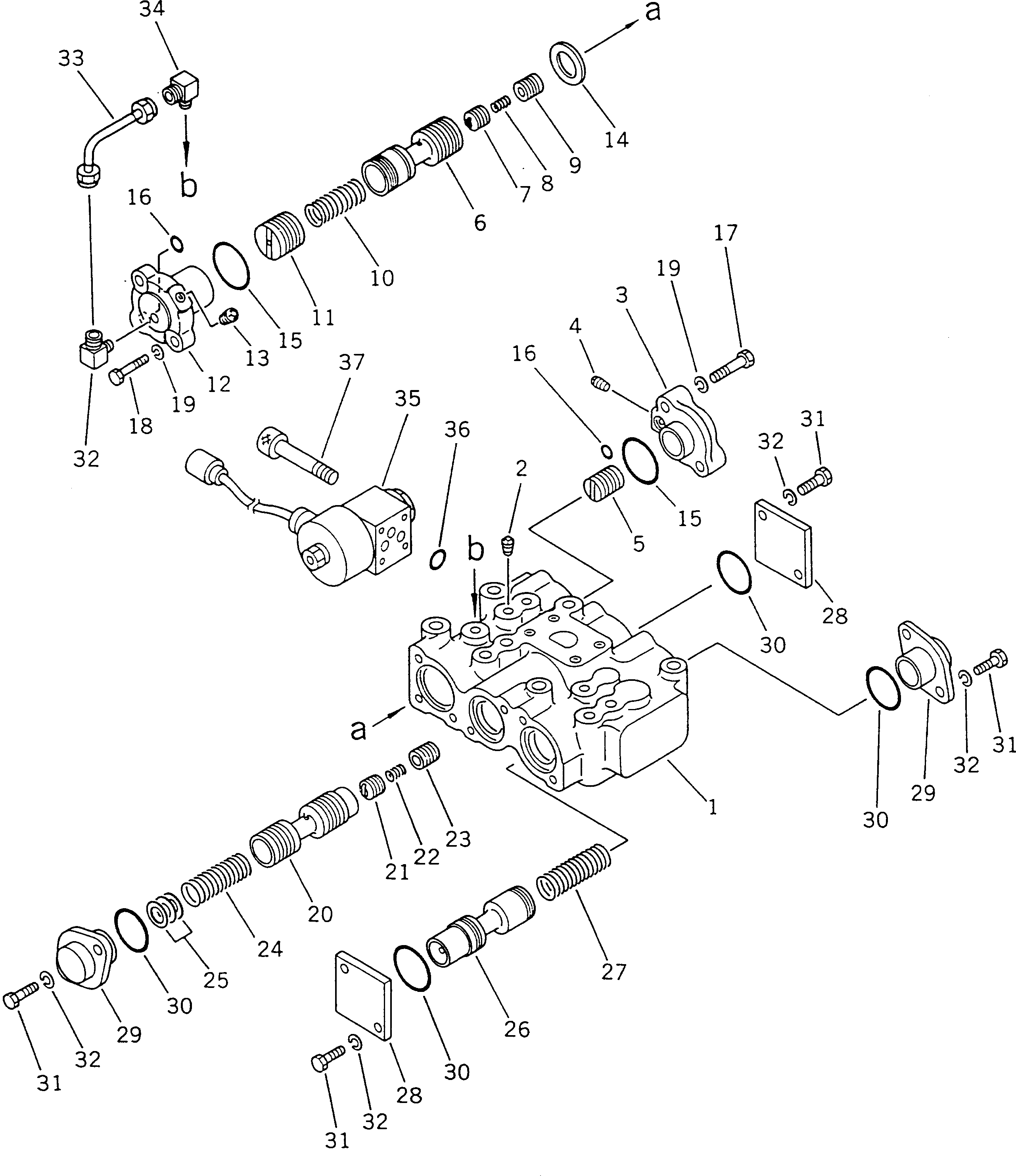 Клапан 711-35-46650 KOMATSU