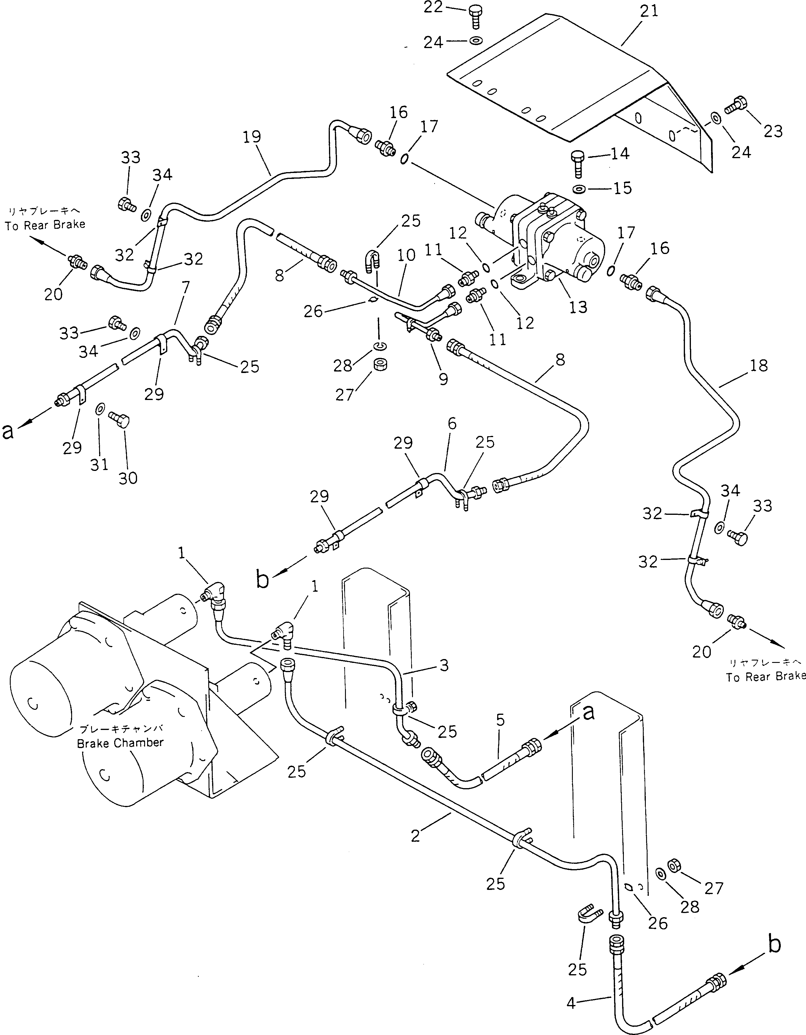 Трубка правая 566-35-42494 KOMATSU