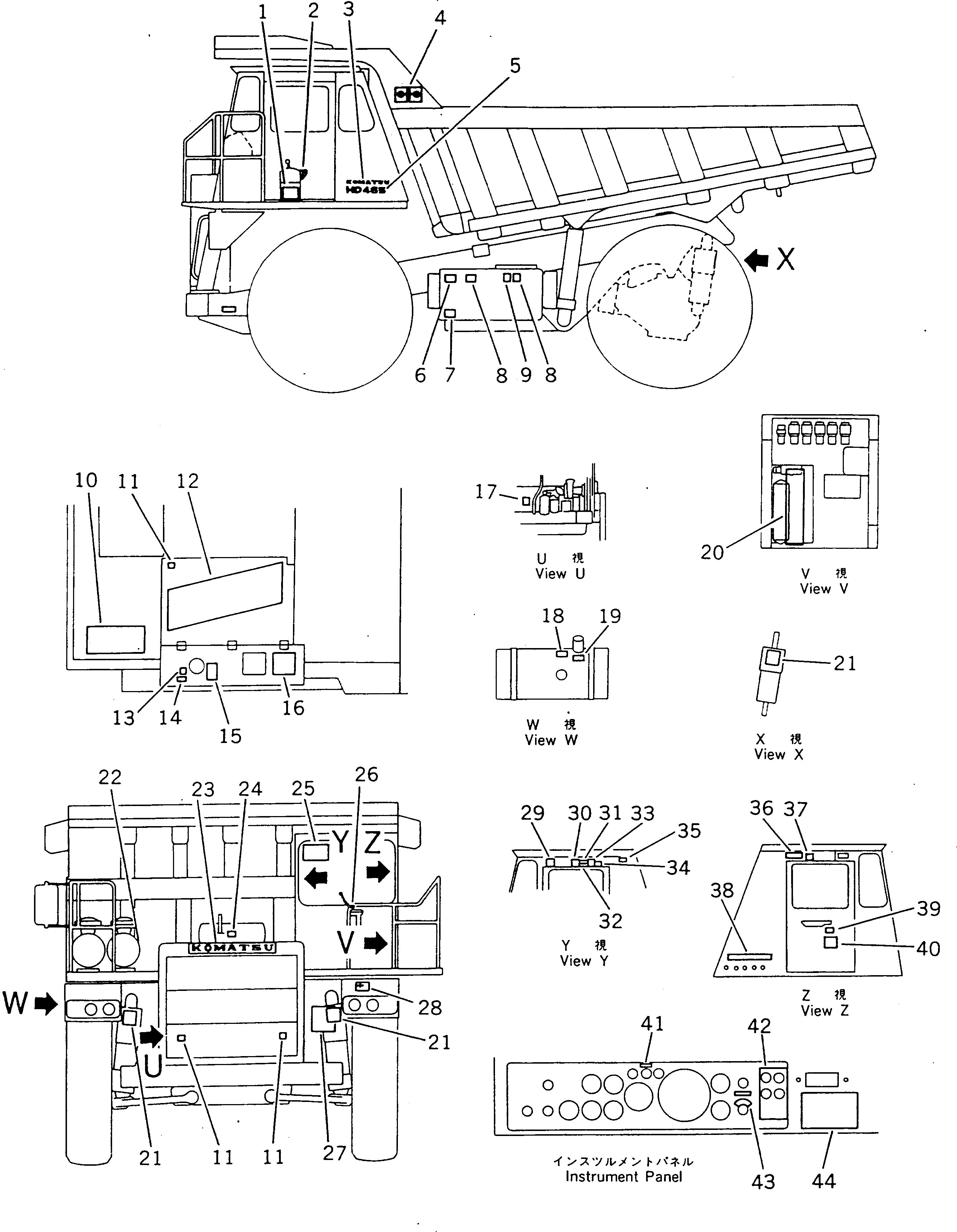 PLATE, INSTRUCTION,RADIATOR 09650-50103 KOMATSU
