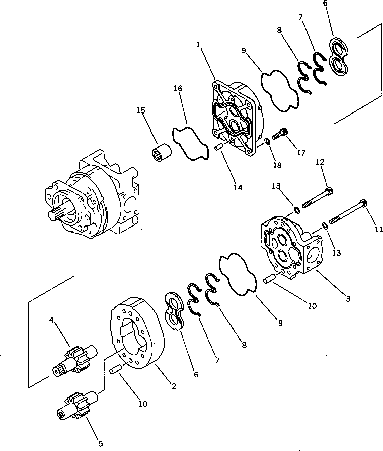 PUMP ASS'Y,(SAL 140) 705-11-43530 KOMATSU