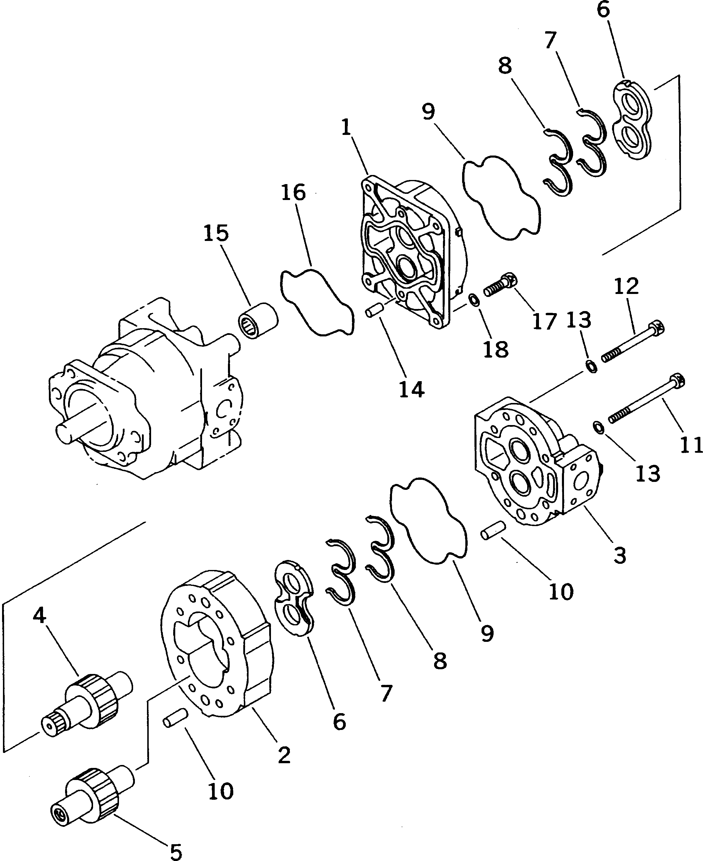 Ведущая шестерня (\7\705-17-45450) KOMATSU