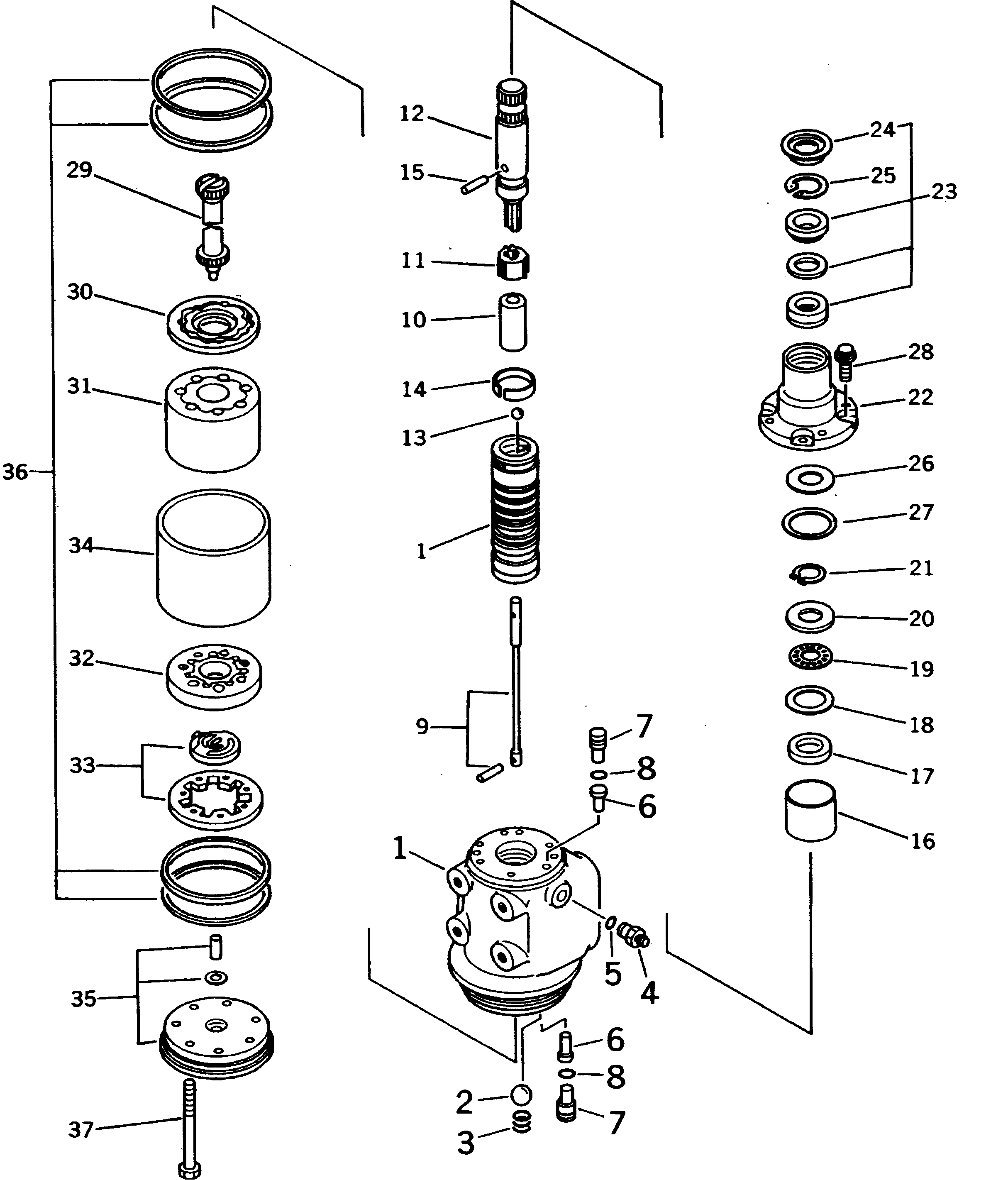 STEERING VALVE ASS'Y (\2\561-40-63300) KOMATSU