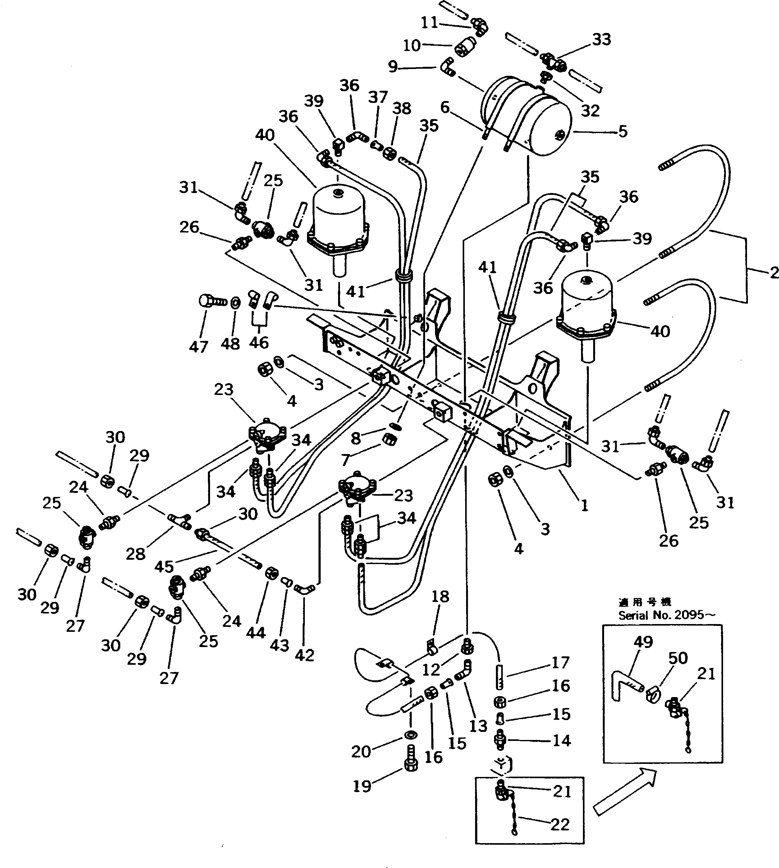 BRACKET,(FOR EC REGULATION) 561-35-63540 KOMATSU
